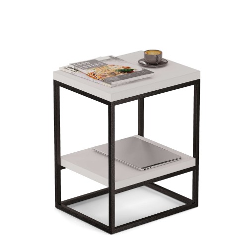 Stolik metalowy podwójny -  biały (1).jpg