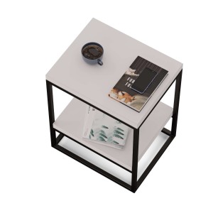 Stolik metalowy podwójny -  biały (2).jpg