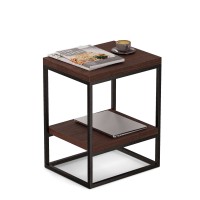 Stolik metalowy - Wenge