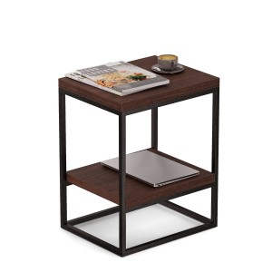 Stolik metalowy - Wenge