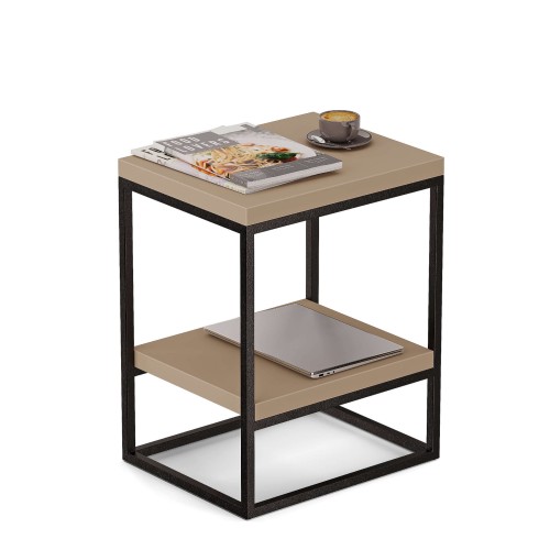 Stolik metalowy podwójny - cappuccino (1).jpg