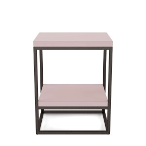 Stolik metalowy podwójny - różowy (3).jpg