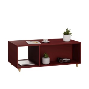 Stolik skandynawski czerwony - Kolekcja Scandi