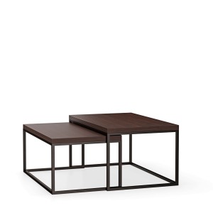 Stolik metalowy podwójny - wenge (2).jpg