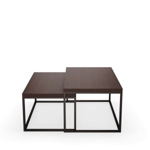 Stolik metalowy podwójny - wenge (5).jpg