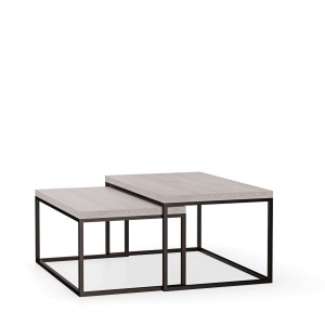 Stolik metalowy podwójny - sosna (2).jpg