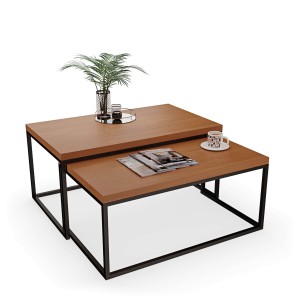 Stolik metalowy podwójny - olcha (3).jpg