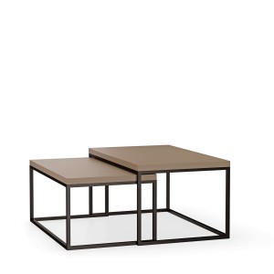 Stolik metalowy podwójny - cappuccino (2).jpg