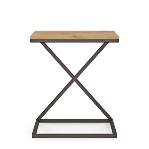 Stolik metalowy x - dąb złoty (3).jpg