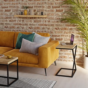 Stolik metalowy x - dąb złoty (4).jpg