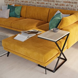 Stolik metalowy x - dąb sonoma (5).jpg