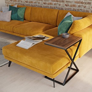 Stolik metalowy x - orzech (5).jpg