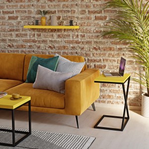 Stolik metalowy x - żółty (4).jpg