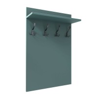 Wieszak ścienny pionowy - Zielony - Na ubrania