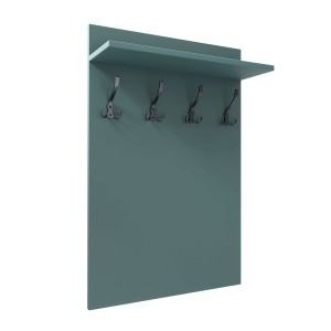 Wieszak ścienny pionowy - Zielony - Na ubrania