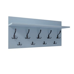 Wieszak ścienny - Niebieski - Na ubrania (1).jpg