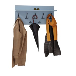 Wieszak ścienny - Niebieski - Na ubrania (2).jpg