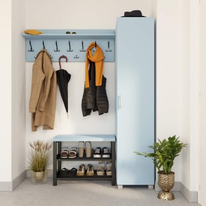 Wieszak ścienny - Niebieski - Na ubrania (4).jpg