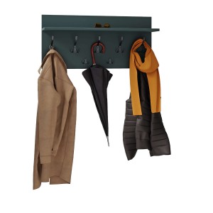 Wieszak ścienny - Zielony - na ubrania (2).jpg