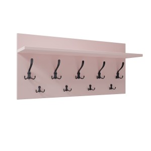 Wieszak ścienny - różowy -na ubrania (1).jpg