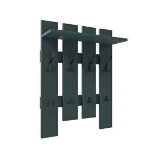 Wieszak ażurowy - Zielony - Na ubrania