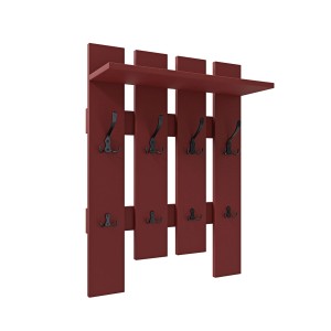 Wieszak ażurowy - Czerwony - Na ubrania