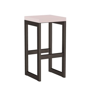 Hoker loftowy - Różowy