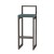 Metalowy Hoker loft z oparciam - Zielony (2).jpg