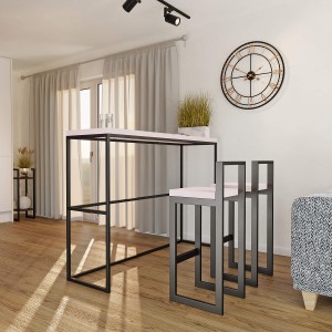 Metalowy Hoker loft z oparciem - Różowyjpg (5).jpg