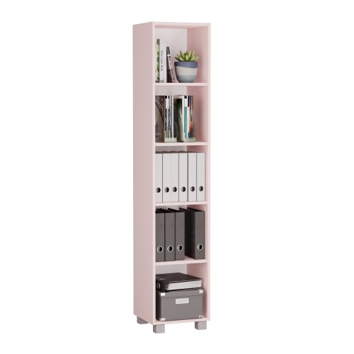 Regał biurowy na segregatory - różowy (1).jpg