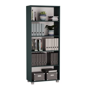 Regał biurowy podwójny - Zielony