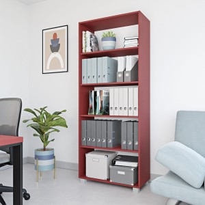 Regał biurowy podwójny czerwony (5).jpg