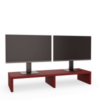 Podwójna podstawka pod monitor - Czerwony