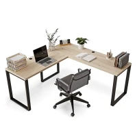 Biurko narożne loft  - Dąb sonoma