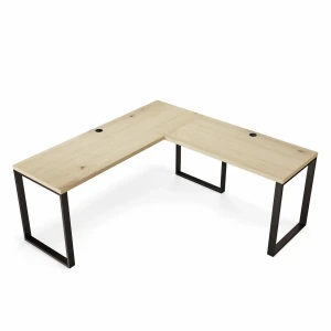 Narożne biurko loft dąb sonoma z industrialnym charakterem-1.webp