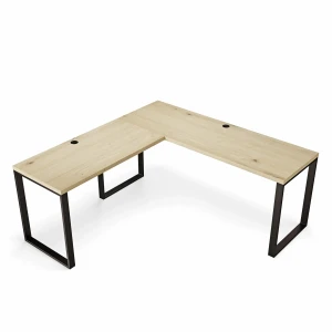 Biurko narożne loftowe dąb sonoma idealne do kreatywnej pracy-1.webp