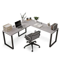 Biurko narożne loft  - Beton