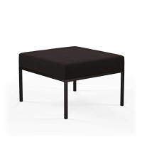 Podnóżek pufa industrialna loft czarny