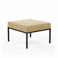 Podnóżek pufa industrialna loft biszkoptowy