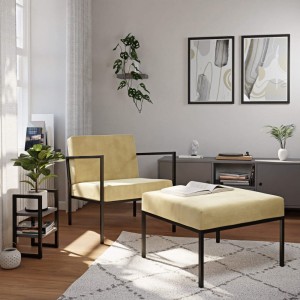 Fotel metalowy industrialny biszkoptowy + podnóżek (3).jpg