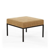 Podnóżek pufa industrialna loft karmelowy