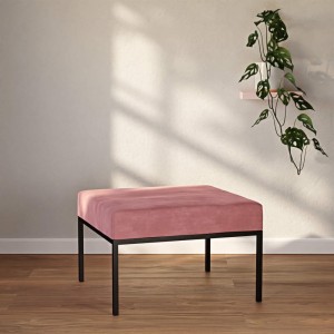 Podnóżek pufa industrialna loft różowy (4).jpg