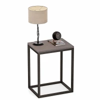 Stolik nocny loftowy Indri - Grafit