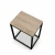 Indriustralny stolik nocny loftowy Indri - dąb sonoma - .webp
