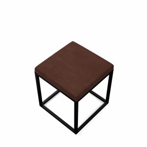 Pufa metalowa - brązowa (3).jpg