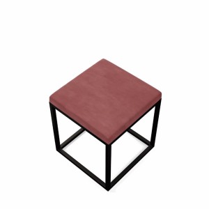 Pufa metalowa - różowy (3).jpg