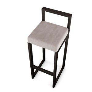 Hoker tapicerowany z oparciem - jasny szary (3).jpg