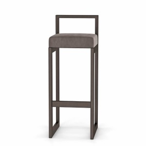 Hoker tapicerowany z oparciem - ciemny szary (2).jpg