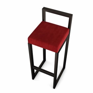 Hoker tapicerowany z oparciem- czerwony (4).jpg