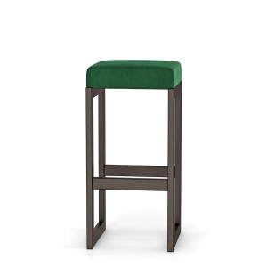 Hoker tapicerowany loft - butelkowa zieleń (2).jpg